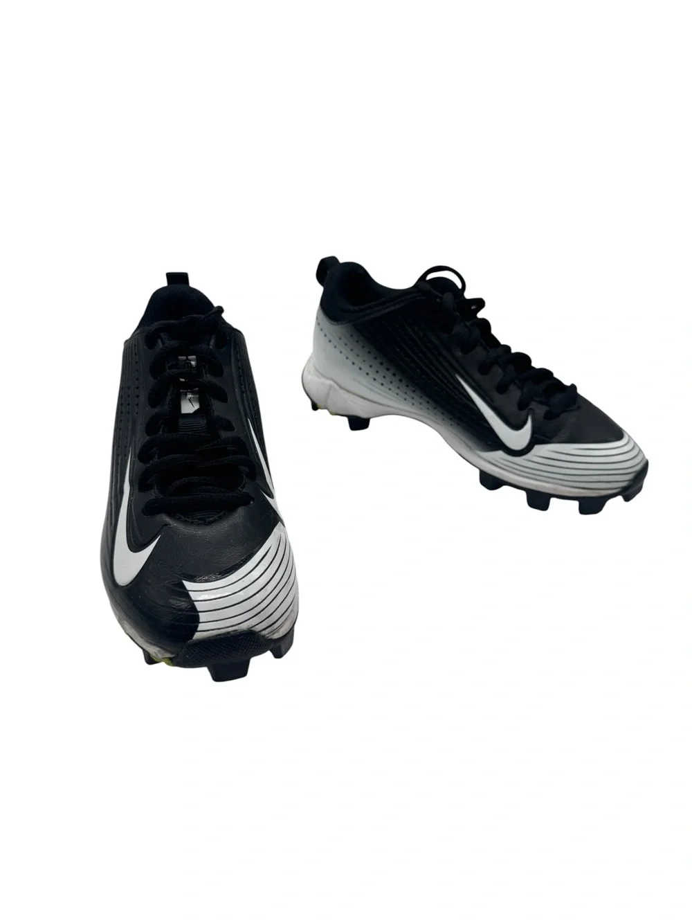 Nike Vapor Keystone 2 Low Youth Baseball Cleats Black White Little Boys Sz 1.5Y